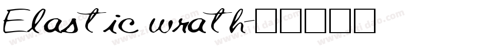 Elastic wrath字体转换